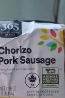 Mängden socker i chorizo pork Sausage