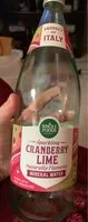 Mängden socker i Sparkling cranberry lime naturally flavored mineral water