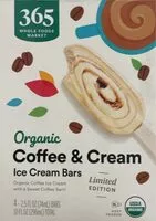 Mängden socker i Coffee & Cream Ice Cream Bars