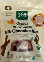 Mängden socker i Organic Cinnamon Role Milk Chocolate Bites