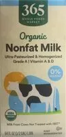 Mängden socker i Organic Nonfat Milk
