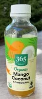 Mängden socker i Organic mango coconut kombucha