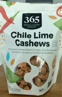 Mängden socker i Chile lime cashews