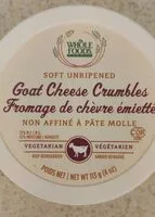 Mängden socker i Goat cheese crumbles