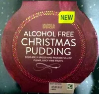 Mängden socker i Alcohol free Christmas pudding