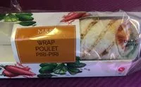 Mängden socker i Wrap poulet piri piri