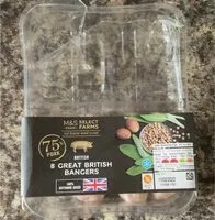 Mängden socker i Great british bangers