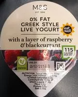 Mängden socker i Greek style live yogourt