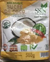 Mängden socker i Sucre de coco biologique