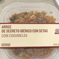Mängden socker i Arroz de secreto ibérico cn setas