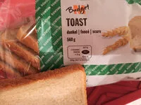 Mängden socker i Toast foncé