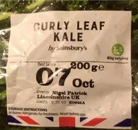 Mängden socker i Curly leaf kale