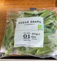 Mängden socker i Sugar snaps