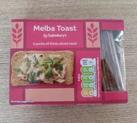 Mängden socker i Melba Toast