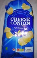 Mängden socker i Cheese & Onion Crisps