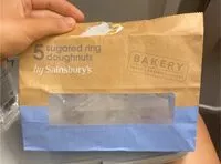 Mängden socker i Sainsburys Sugar Ringed Doughnuts