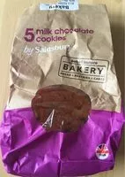 Mängden socker i Milk chocolate chip cookies