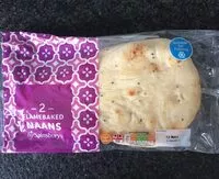 Mängden socker i 2 Flamebaked Plain Naans