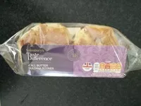 Mängden socker i Taste the Difference 4 All Butter Sultana Scones