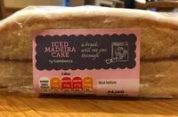 Mängden socker i Iced Madeira Cake