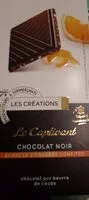 Mängden socker i le captivant chocolat noir écorces d'oranges confites