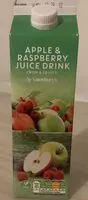 Mängden socker i Apple and Raspberry juice drink