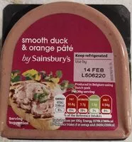 Mängden socker i Smooth duck & orange pate