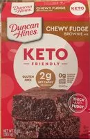 Mängden socker i Keto Chewy Fudge Brownie Mix