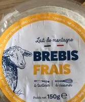 Mängden socker i Brebis frais