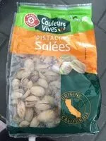 Mängden socker i Pistaches Salées - Couleurs vives - 250g