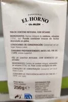 Mängden socker i pão de centeio integral