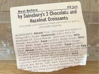 Mängden socker i 2 Chocolate and Hazelnut Croissants