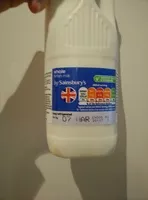 Mängden socker i British whole milk