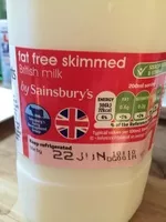 Mängden socker i Skimmed Milk