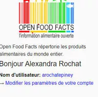 Mängden socker i Vitam, humus coco et lentilles