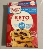 Mängden socker i Keto friendly: Chocolate chip cookie mix