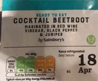 Mängden socker i Cocktail beetroot