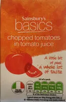 Mängden socker i Chopped tomatoes in tomato juice