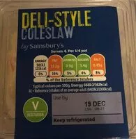 Mängden socker i Coleslaw