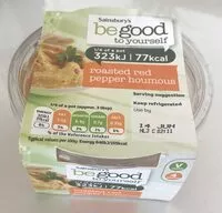 Mängden socker i Be Good to Yourself Roasted Red Pepper Houmous