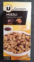 Mängden socker i Muesli croustillant