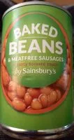 Mängden socker i Baked Beans & Meatfree Sausages In tasty tomato sauce