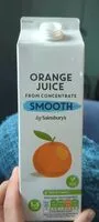 Mängden socker i Smooth Orange Juice from Concentrate