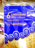 Mängden socker i 6 Chocolate Filled Crêpes