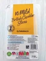 Mängden socker i Mild British Cheddar slices
