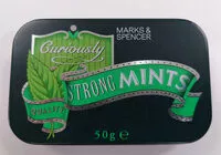 Mängden socker i Curiously Strong Mints