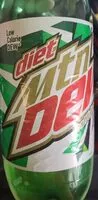 Mängden socker i Caffeine free Diet Mtn Dew