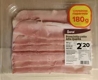 Mängden socker i Prosciutto cotto Alta Qualità