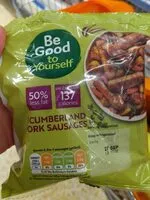 Mängden socker i Cumberland pork sausage