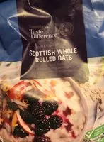 Mängden socker i Scottish Whole Rolled Oats